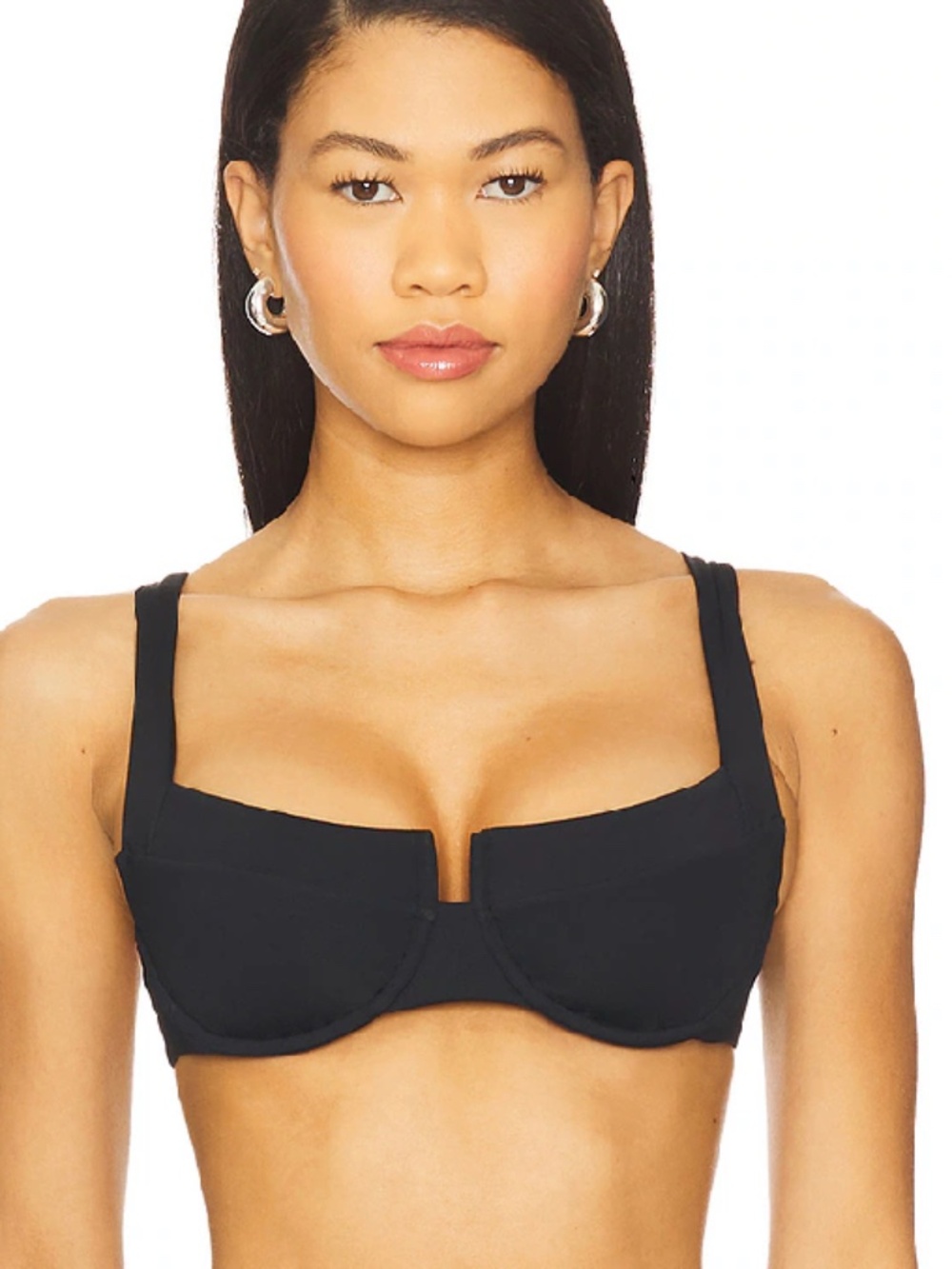 L*Space Black Balconette Bikini Top - Size XS - BNWT - $119